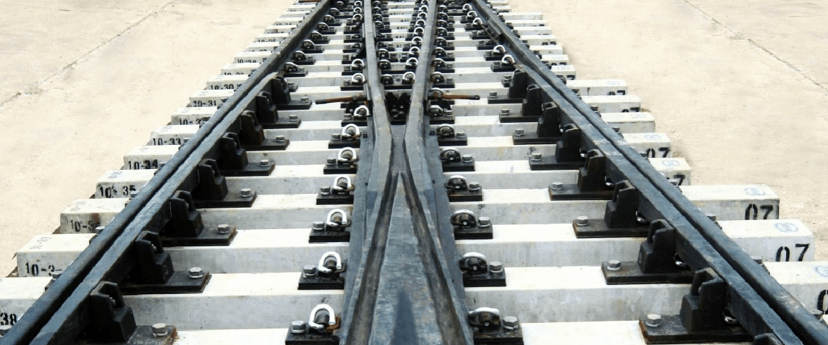 UIC54 1：12 Simple Turnout Exported to Indonesia