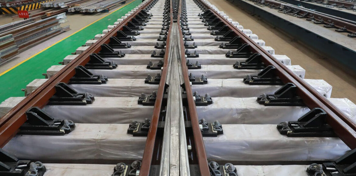 Rusal steel sleeper turnouts Rusal steel sleeper turnouts