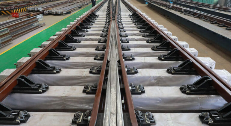 Rusal steel sleeper turnouts