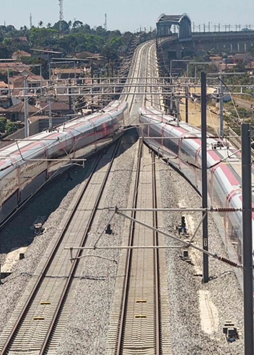 UIC54 1:12 Simple Turnout Exported to Indonesia UIC54 1:12 Simple Turnout Exported to Indonesia