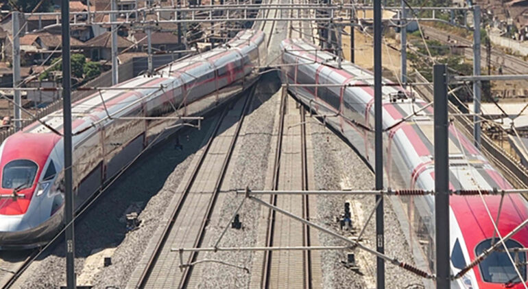 UIC54 1：12 Simple Turnout Exported to Indonesia